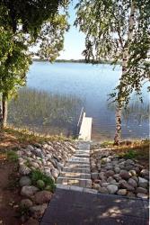 Zosnas ezera krasts pie Latgales rehabilitācijas centra "Rāzna"